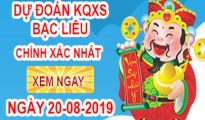 Nhận định kết quả xổ số Bạc Liêu ngày 20/08 từ các cao thủ
