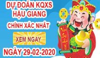 Bảng tổng hợp lô tô xổ số hậu giang ngày 29/02