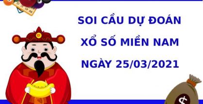 Soi cầu dự đoán XSMN Vip ngày 25/03/2021