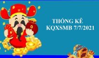 Thống kê chi tiết KQXSMB 7/7/2021