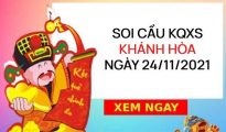 Soi cầu KQXSKH ngày 24/11/2021