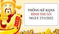 Thống kê xổ số Bình Thuận 27/1/2022