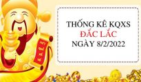 Thống kê xổ số Đắc Lắc ngày 8/2/2022 hôm nay thứ 3