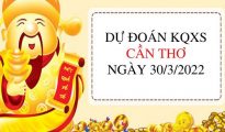 Dự đoán KQXSCT ngày 30/3/2022 chốt bạch thủ thứ 4