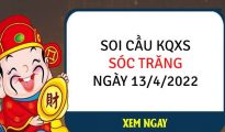Soi cầu XSST ngày 13/4/2022 chốt giải đặc biệt thứ 4