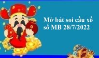 Mở bát soi cầu xổ số miền Bắc 28/7/2022