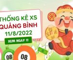 Thống kê xổ số Quảng Bình ngày 11/8/2022 hôm nay thứ 5
