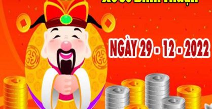 Soi cầu XSBTH ngày 29/12/2022 - Soi cầu đài xổ số Bình Thuận thứ 5