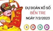 Dự đoán kết quả xổ số Bến Tre ngày 7/2/2023 thứ 3 hôm nay