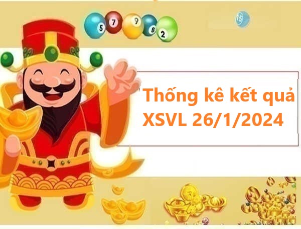 Thống kê kết quả XSVL 26/1/2024