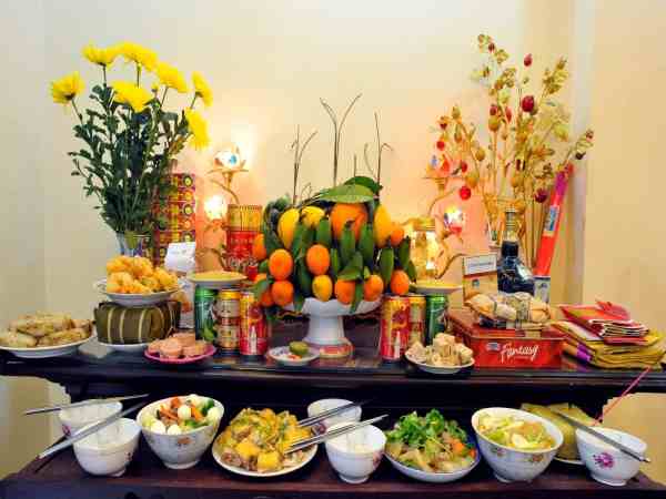 Cách chuẩn bị mâm cơm cúng 3 ngày tết