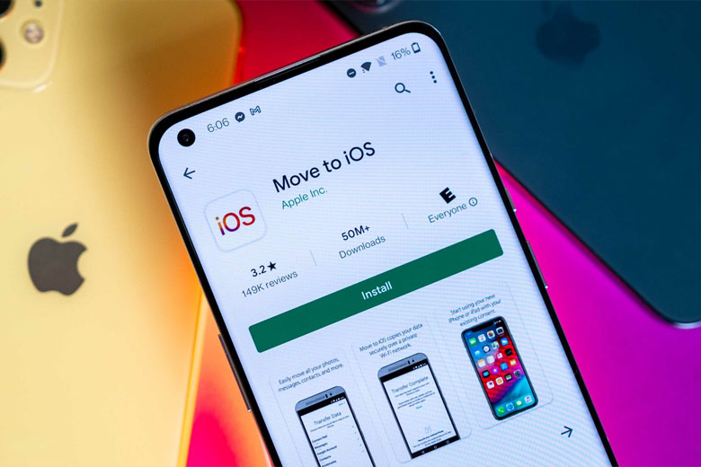 Chuyển danh bạ từ Android sang iPhone qua ứng dụng Move to iOS Chuyển danh bạ từ Android sang iPhone qua ứng dụng Move to iOS