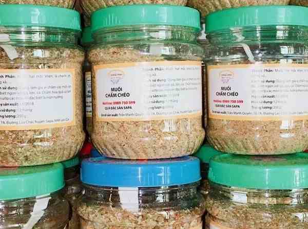 Muối chẩm chéo đặc sản Sapa Muối chẩm chéo đặc sản Sapa