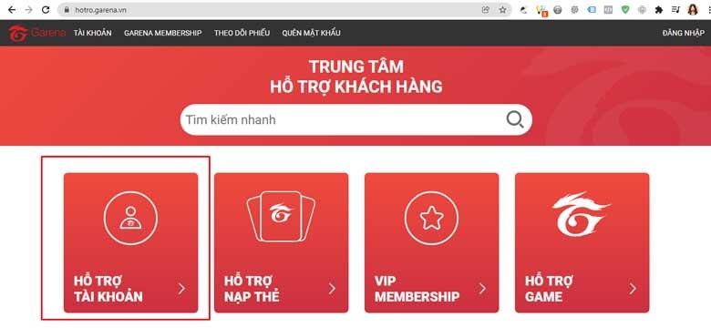 Đổi mật khẩu garena bằng căn cước công dân (cccd)