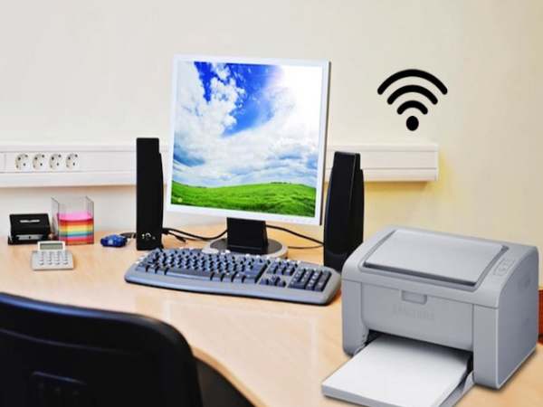 Kết nối máy in qua mạng Wi-Fi (Không Dây)