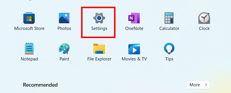 Đầu tiên vào cài đặt trên máy tính Đầu tiên vào cài đặt trên máy tính