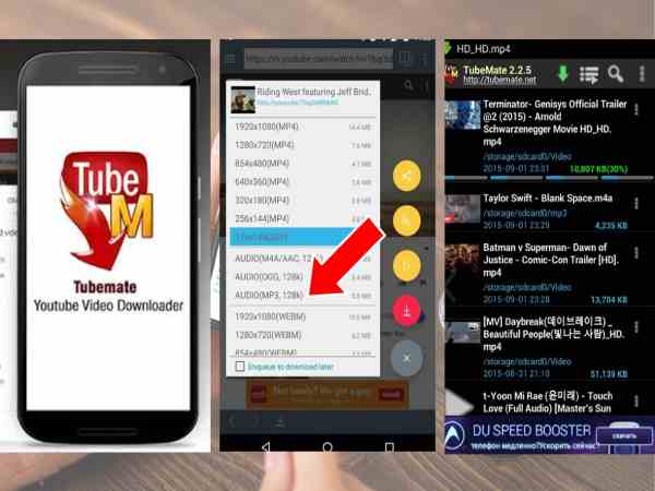 Sử dụng ứng dụng TubeMate Sử dụng ứng dụng TubeMate
