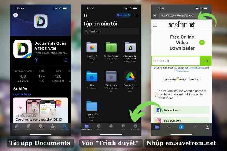 Truy cập trang web “en.savefrom.net”, một website hỗ trợ tải video và nhạc từ YouTube. Truy cập trang web “en.savefrom.net”, một website hỗ trợ tải video và nhạc từ YouTube.