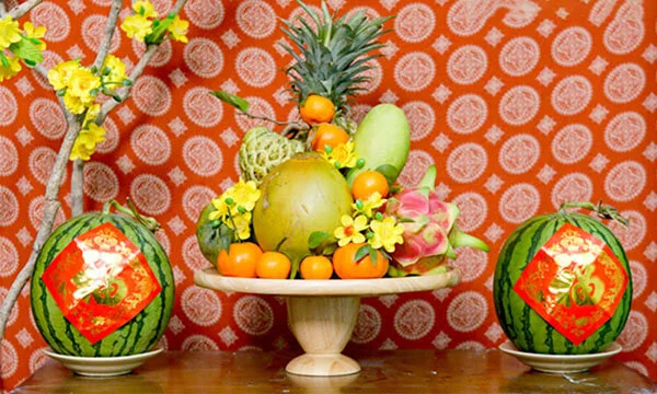 Lưu ý khi bày mâm ngũ quả ngày tết