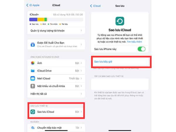 Nếu bạn đã bật sao lưu iCloud trước khi xóa ảnh, bạn có thể khôi phục dữ liệu từ bản sao lưu iCloud